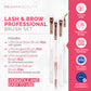 Lash & Brow Professional Brush Set 4pcs