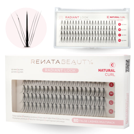 RADIANT Look Flare Lashes 80pcs Multipack