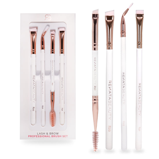 Lash & Brow Profi-Pinselset 4tlg